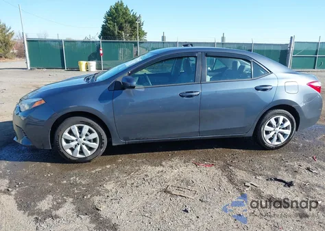 2016 Toyota Corolla Le из США, поврежденный, VIN 2T1BURHE4GC514404